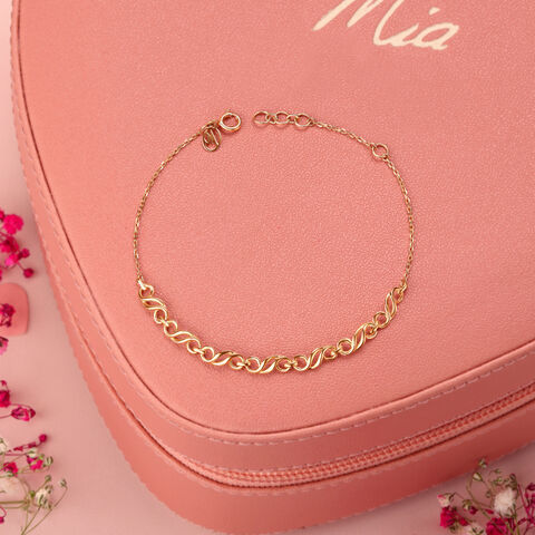 Cosmic Fusion Circlets 14KT Yellow Gold Bracelet