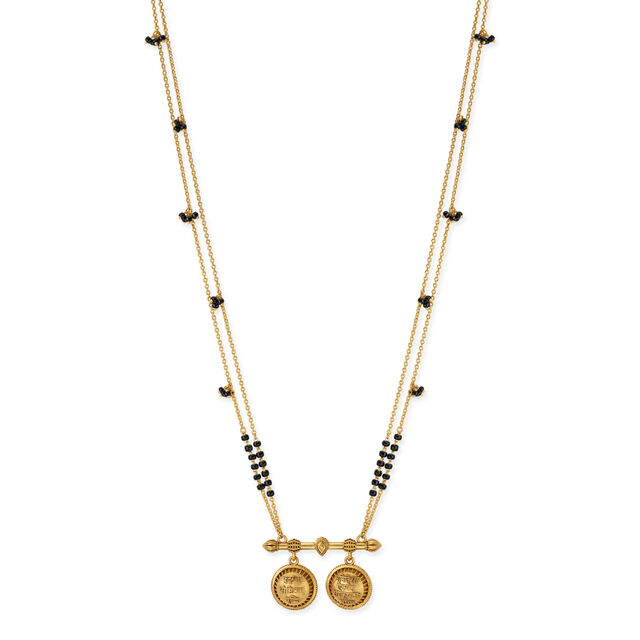 Floral Vati Mangalsutra,,hi-res image number null