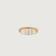 Minimalist Vibes Gold & Diamond Finger Ring for Men,,hi-res view 3