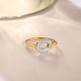 Orbit of Elegance Gold & Diamond Finger Ring,,hi-res view 1