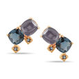 Serenade Sparkles  14KT London Blue Topaz Stud Earrings,,hi-res view 2