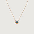 Midnight Firefly Gold & Topaz Pendant with Chain,,hi-res view 2