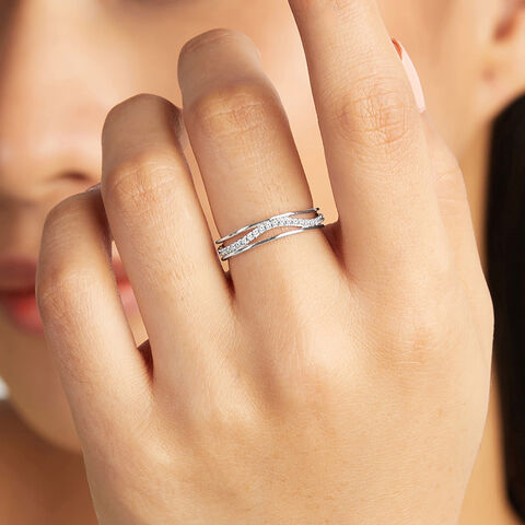 Harmonic Flow Silver Ring