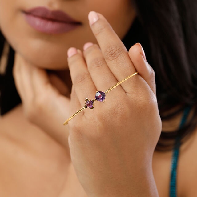 Mystic Mirage 14KT Amethyst Bangle,,hi-res image number null