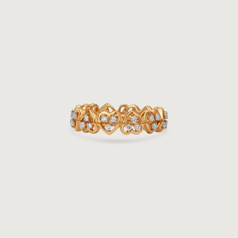 Love Luck Diamond & Gold Ring