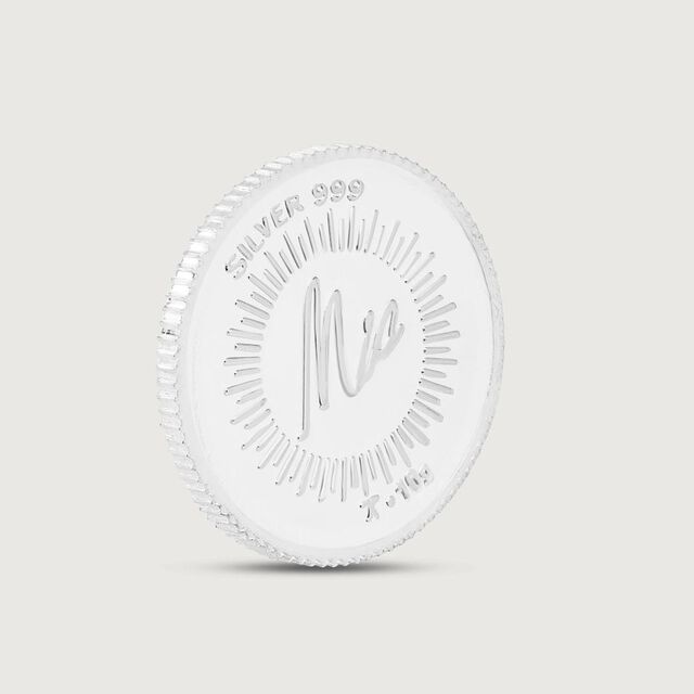 10 GM 999 Lotus Silver Coin,,hi-res image number null