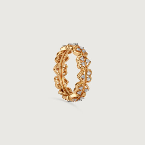 Love Luck Diamond & Gold Ring