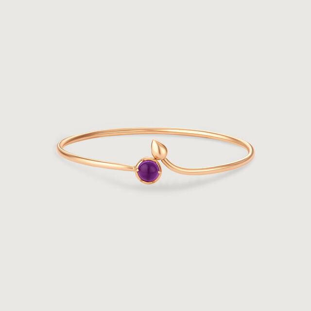 Ethereal Firefly Gold & Amethyst Bangle,,hi-res image number null