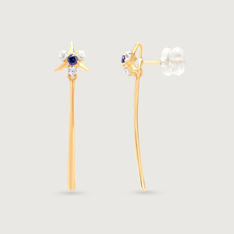 Galaxy's Anchor 14KT Drop Earring