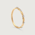 Celestial Sparkle 18KT Gold & Diamond Finger Ring,,hi-res view 4