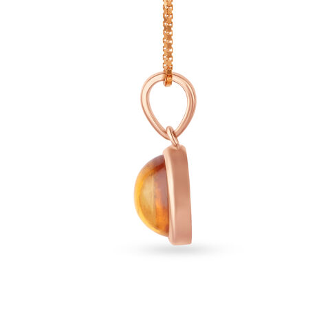 Mia Alluring 14kt Scorpio Birthstone Rose Gold Pendant