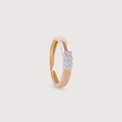 Forever Flex Gold & Diamond Finger Ring for Men
