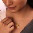 Wild at heart 22KT Gold Pendant,,hi-res view 2