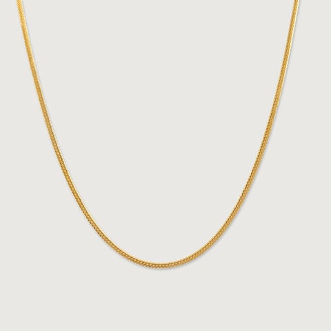 Sleek Twist Gold Chain