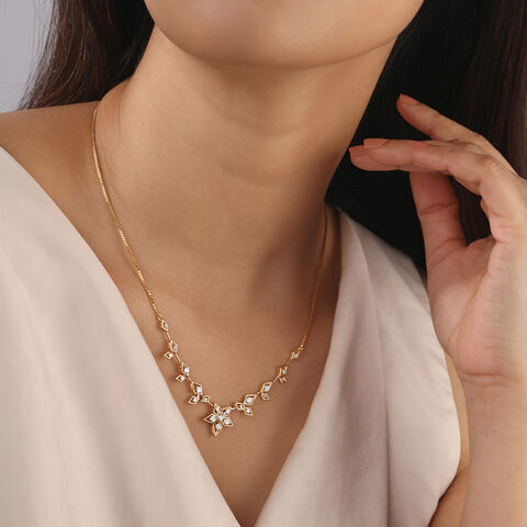 Optimistic Radiance 14KT Diamond Necklace