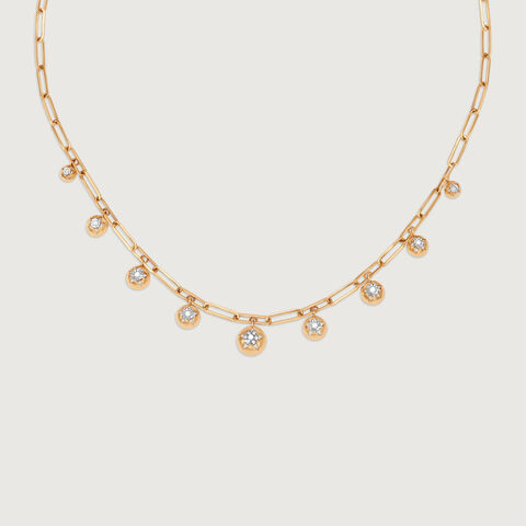 Night Sky Dangles 14KT Diamond Necklace