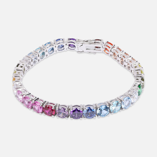Dazzling Prism Silver Bracelet,,hi-res image number null