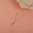 Guardian Eye Silver Necklace,,hi-res view 1