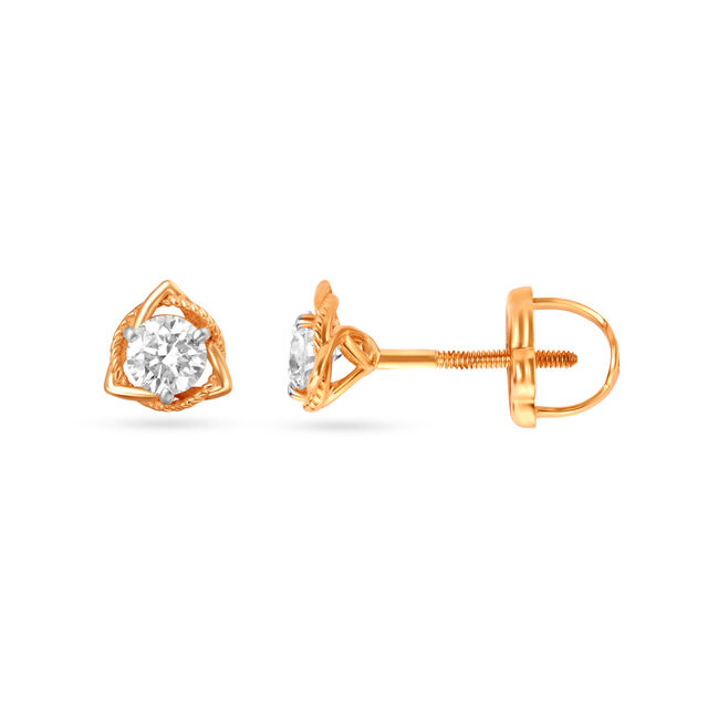 Circle of Unity Solitaire Earring,,hi-res image number null