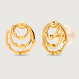 Rings of Wonder 14KT Stud Earrings,,hi-res view 4