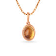 Mia Alluring 14kt Scorpio Birthstone Rose Gold Pendant,,hi-res view 2