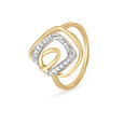 14KT Yellow Gold Finger Ring,,hi-res view 1