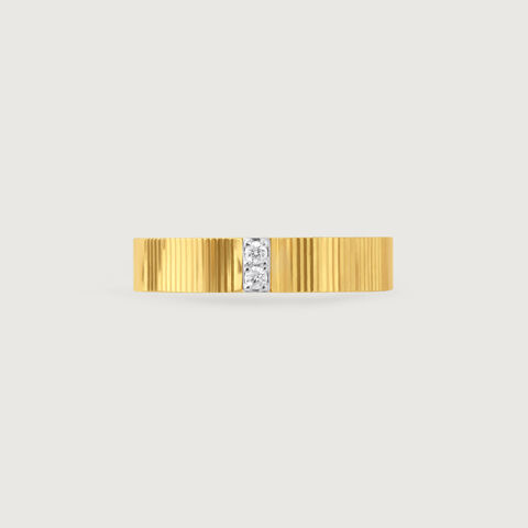Structured Brilliance Diamond Ring