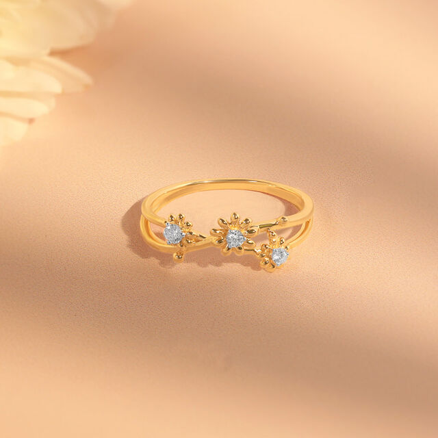 Dewdrop Daisy Diamond Ring,,hi-res image number null