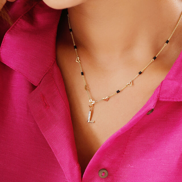 Mia Sutra DIY with Alphabet Charms- L,,hi-res image number null