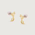 Dewdrop Daisy Diamond bracelet Earrings,,hi-res view 3