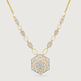 Spectral Glow 14 Kt Gold and Diamond Necklace,,hi-res view 3