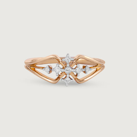 Dazzling Blend Gold & Diamond Ring