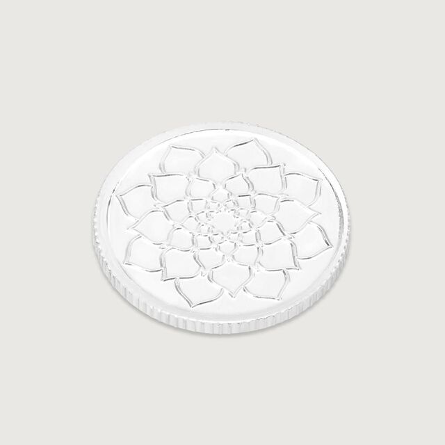 10 GM 999 Lotus Silver Coin,,hi-res image number null