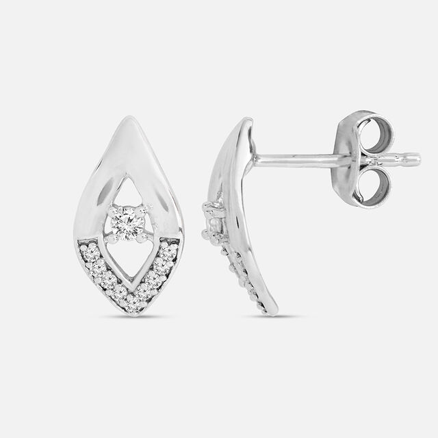 Dazzling Delight Silver Stud Earrings,,hi-res image number null