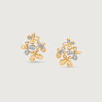 Butterfly Garden Diamond Stud Earrings,,hi-res view 3