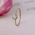 Blooming Beauty 14 kt Gold & Diamond Ring,,hi-res view 1