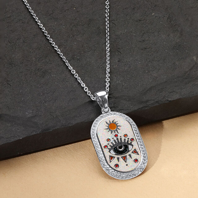 Stellar Guard Silver Pendant,,hi-res image number null