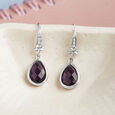 Twilight Sparkle Silver Hoop Earrings,,hi-res view 1