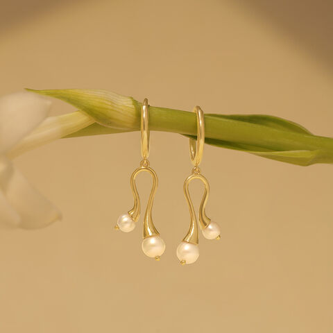 Dancing Drizzle Pearl bracelet Earrings