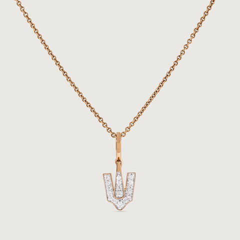 Tirupati Balaji Gold and Diamond Pendant