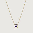 Orbital Aura Evil Eye Gold Pendant with Chain,,hi-res view 3