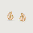 14KT Yellow Gleaming Harvest Stud Earrings,,hi-res view 3