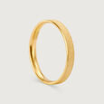Success Symphony Band 18KT Gold Couple Ring -Single Piece,,hi-res view 4
