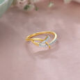 Eternal Twist 14KT Gold & Diamond Ring,,hi-res view 1