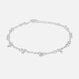 Whimsy Chains Silver Anklet,,hi-res view 2