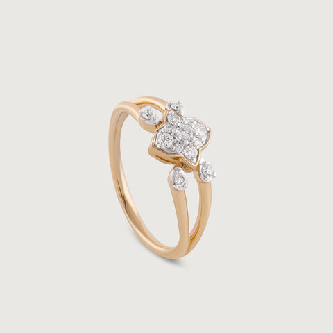 Sparkle Promise Gold & Diamond Finger Ring