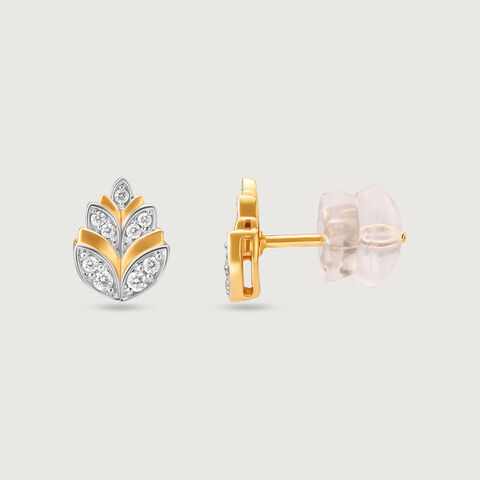 Dew Kissed Diamond Stud Earrings