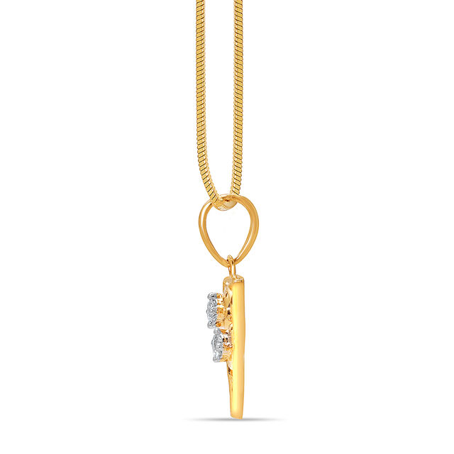 14KT Yellow Gold Cancer Pendant,,hi-res image number null