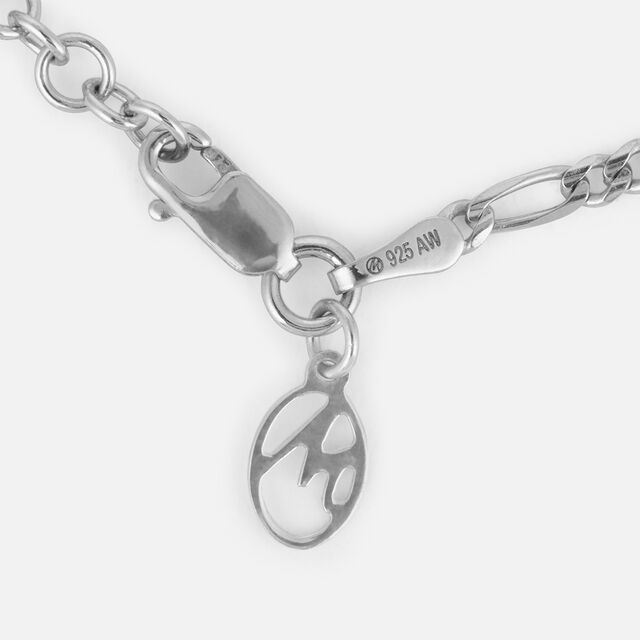 Classic Figaro Silver Bracelet,,hi-res image number null