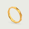 22KT Yellow Gold Striking Abstract Ring,,hi-res view 4